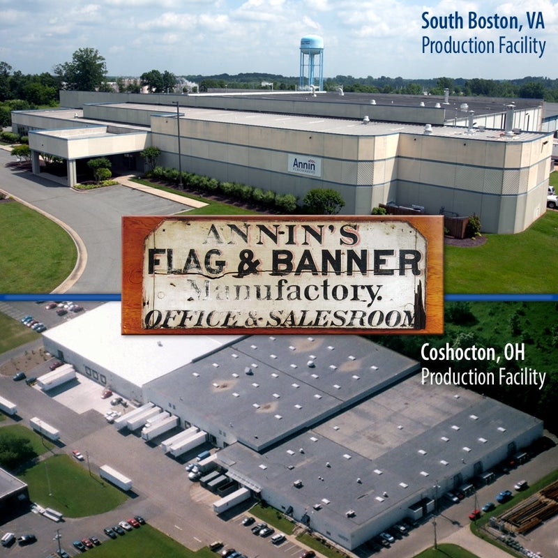 Annin Flagmakers American Flag All-Weather Nylon SolarGuard NYL-Glo, 2.5 x 4 Feet (Model 21850) 100% Made in USA - Image 2